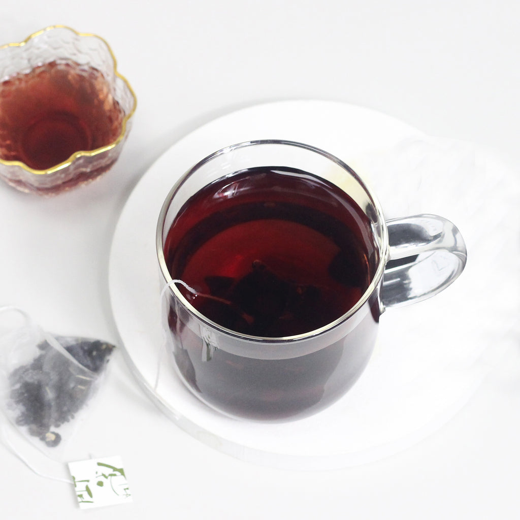 【白发脱发喝】悦发五黑茶 桑葚三角包袋泡代用茶 桑椹五黑悦发茶