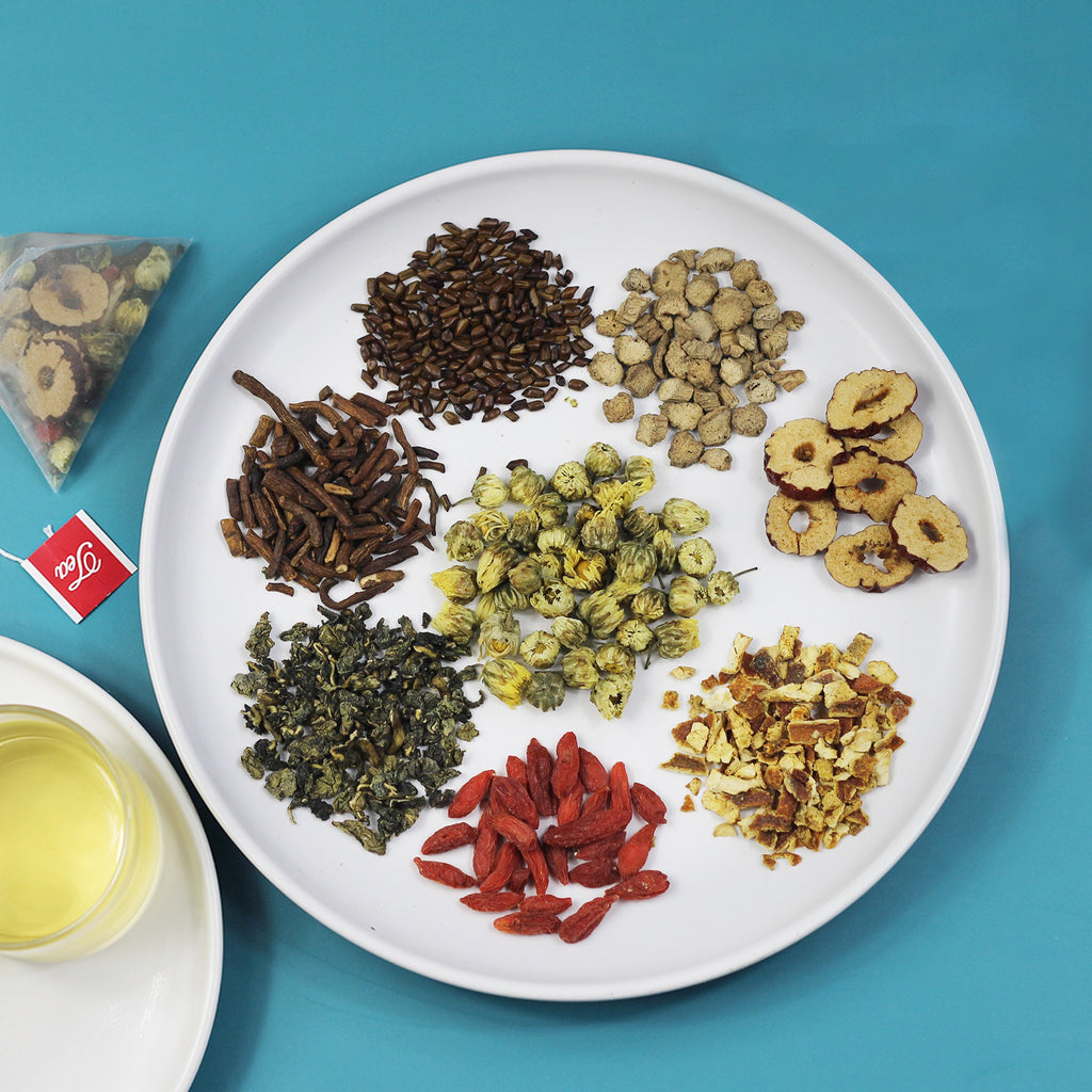 【上热下寒喝】胎菊佛手肉桂饮 本草茶包配方研发三角包袋泡茶