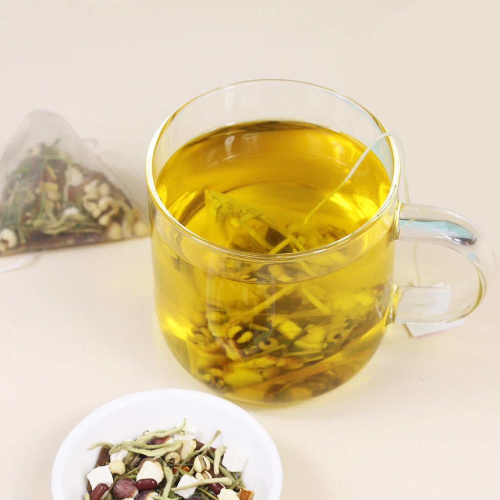 【湿热体质喝】芡实公英竹叶茶 体质茶药食同源配方茶 袋泡茶