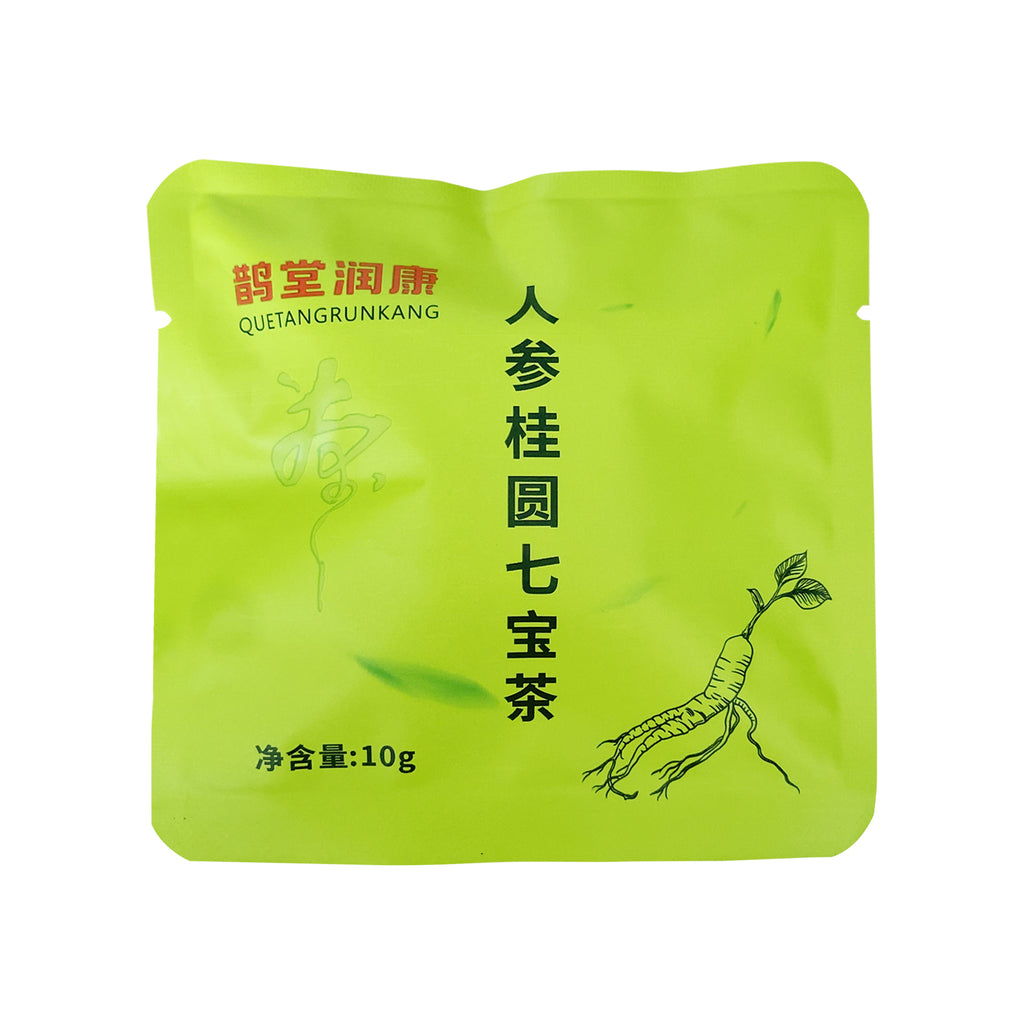 【气血不足喝】人参桂圆七宝茶 桂圆红枣枸杞茶人参红茶 袋泡茶三角茶包