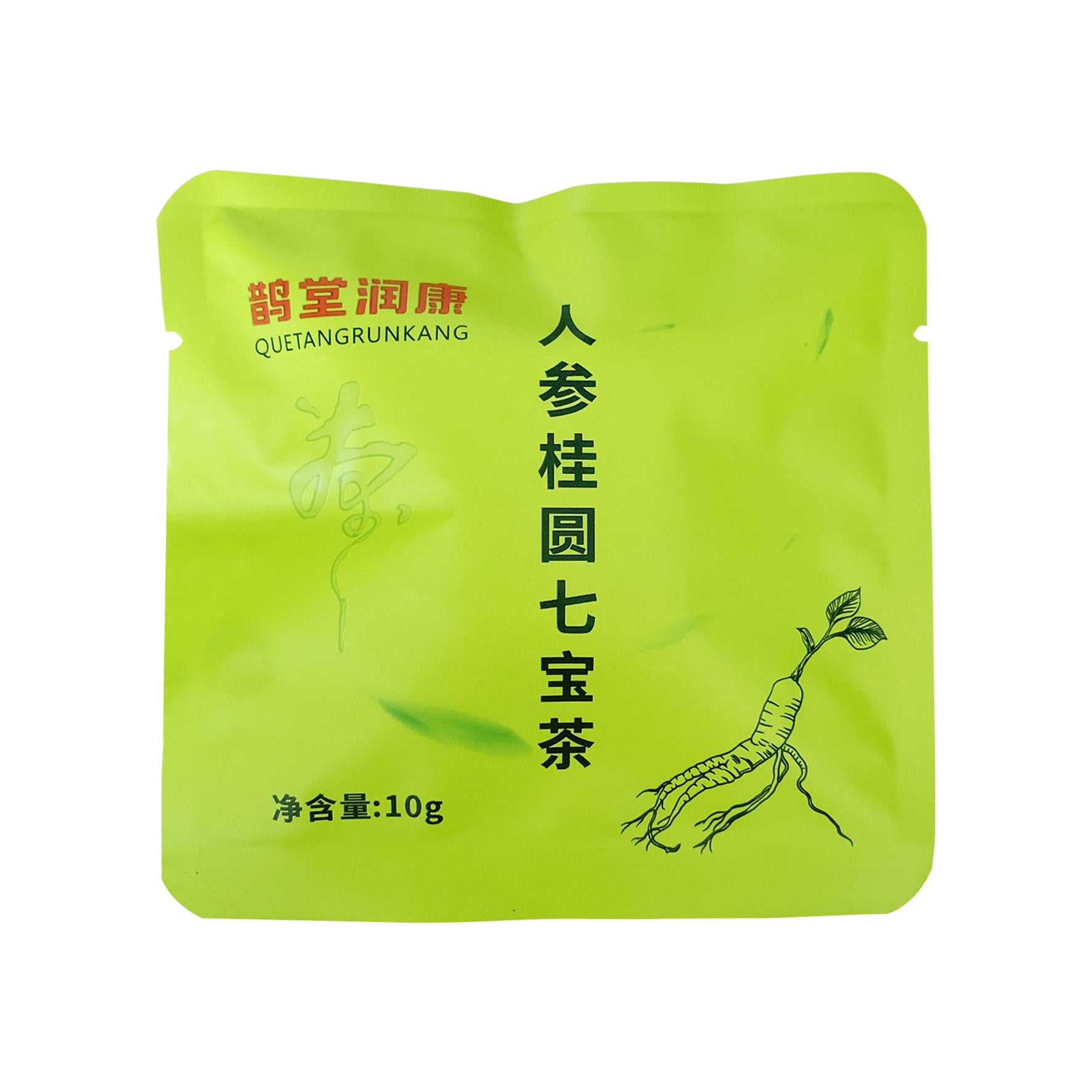 【气血不足喝】人参桂圆七宝茶 桂圆红枣枸杞茶人参红茶 袋泡茶三角茶包